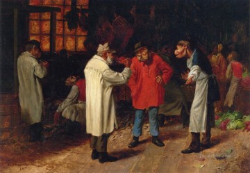 市場の政治 ウィリアム・ホルブルック・ビアード Oil Paintings